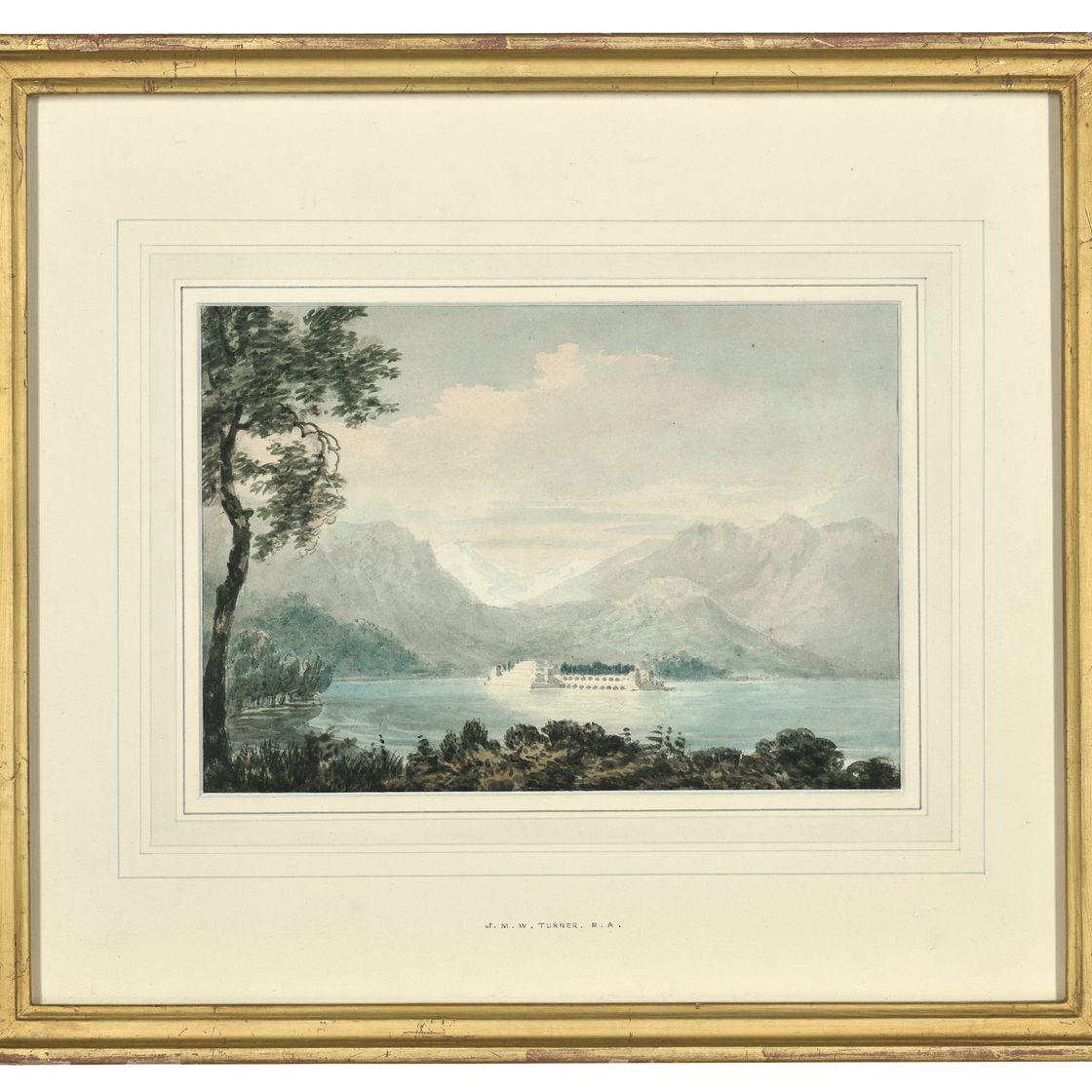 Joseph Mallord William Turner — Изола-Белла, Изоле-Борромее, на озере Маджоре, Италия, изображение 3