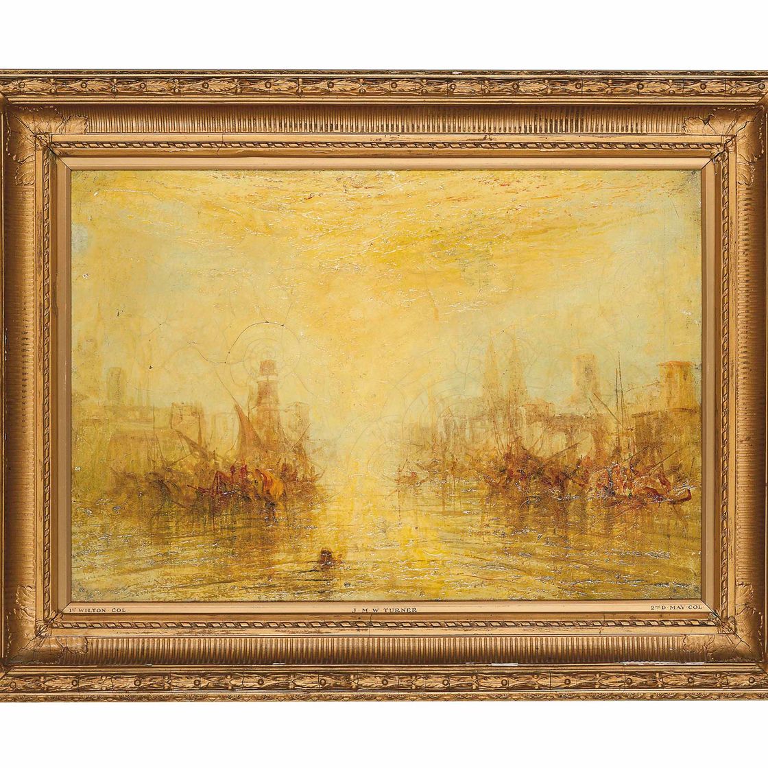 Joseph Mallord William Turner — Корабли на закате