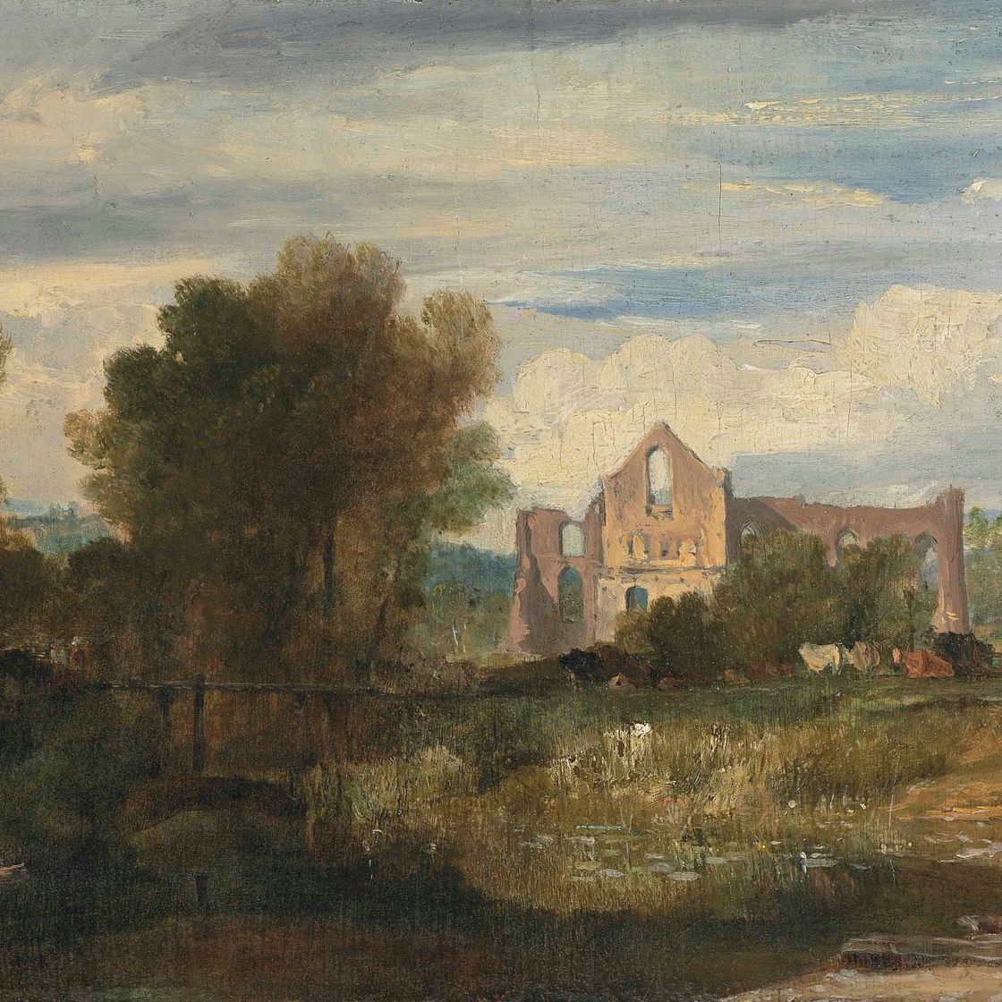 Joseph Mallord William Turner — Ньюаркское аббатство на реке Вей