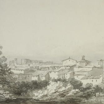 Joseph Mallord William Turner — Вид из садов Корсини, Рим