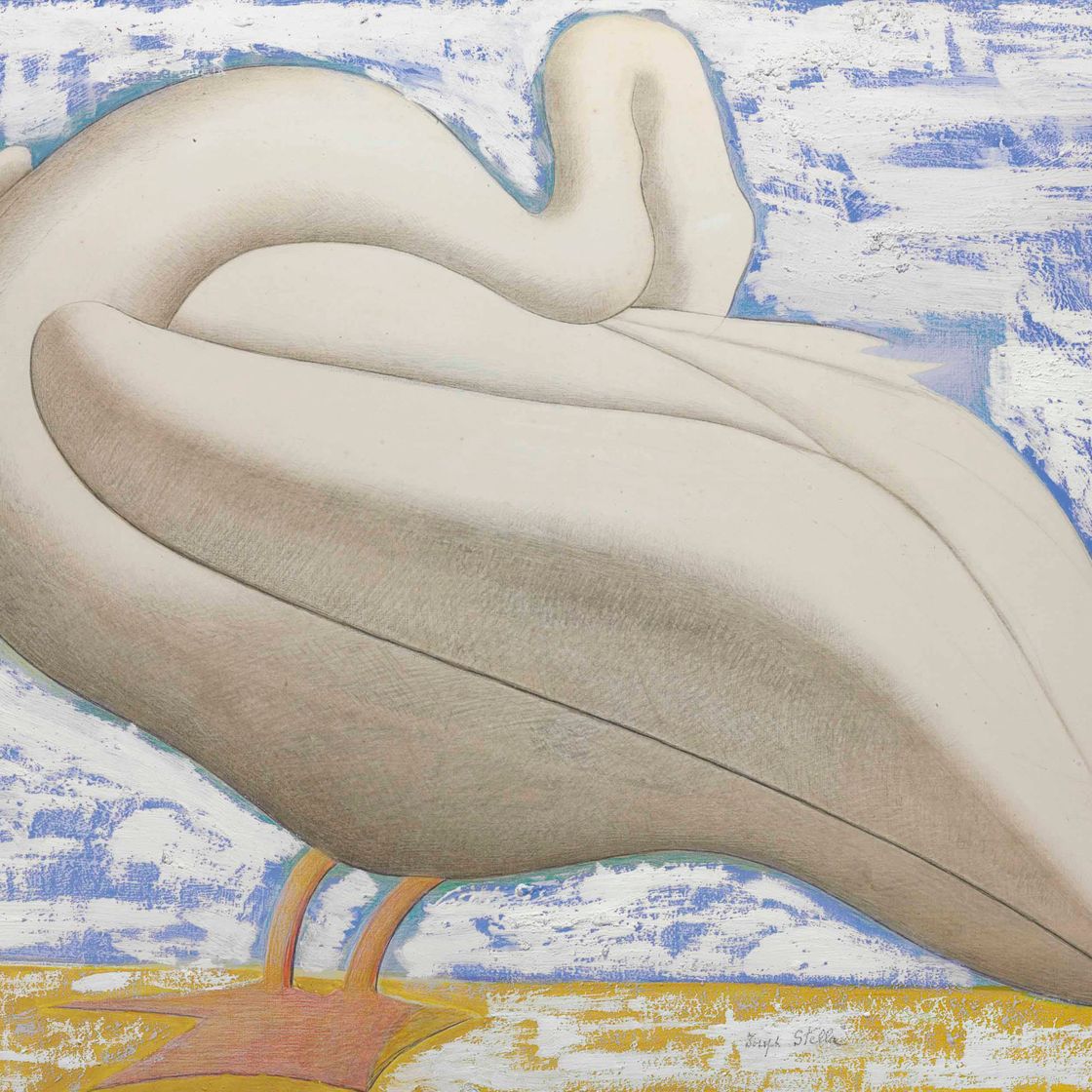 Joseph Stella — Белый лебедь