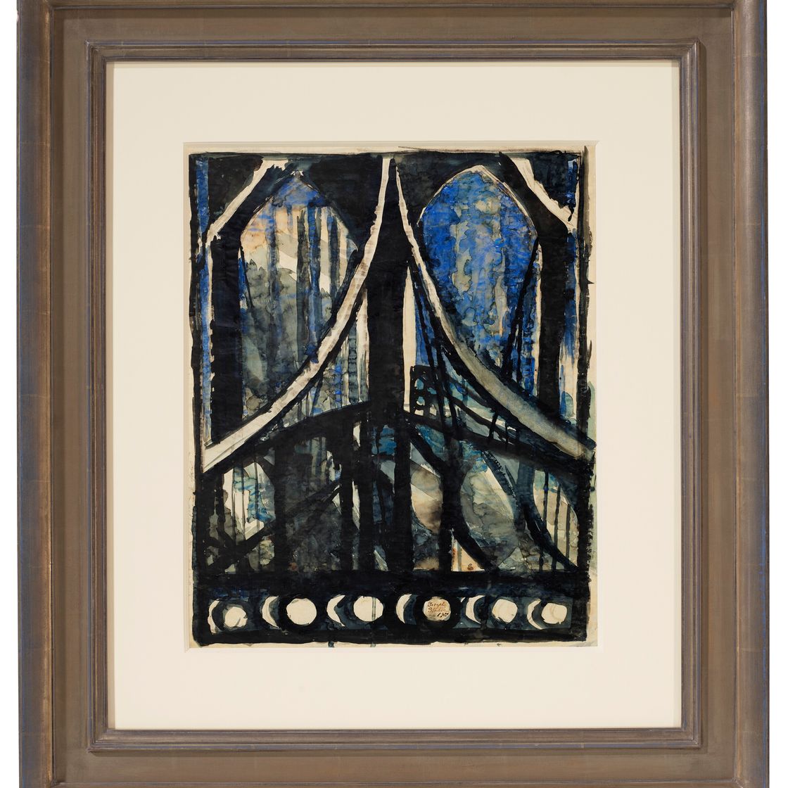 Joseph Stella — Исследование Бруклинского моста (Исследование для проекта "Интерпретация Нью-Йорка: мост"), изображение 2