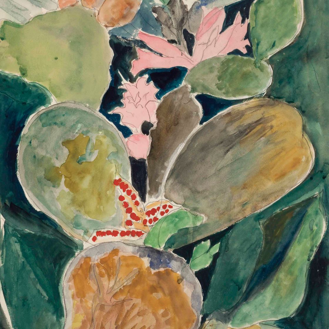 Joseph Stella — Цветущий тропический кактус