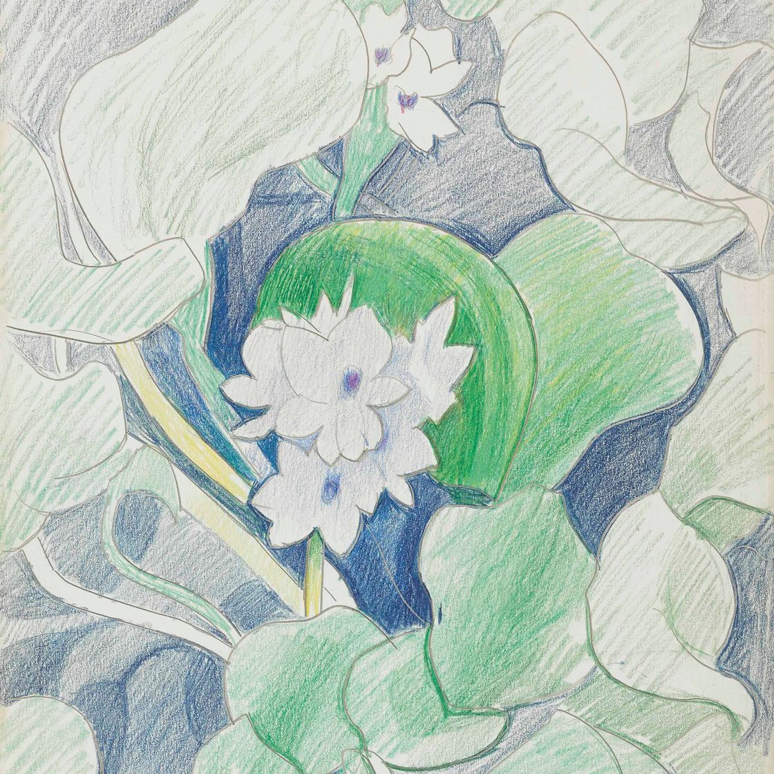 Joseph Stella — Белые цветы