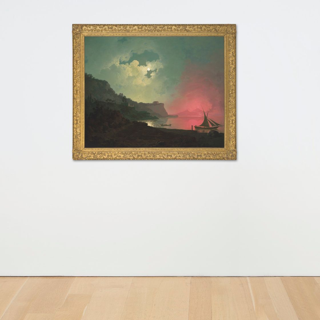 Joseph Wright Of Derby — Везувий во время извержения, вид с Позиллипо, изображение 5