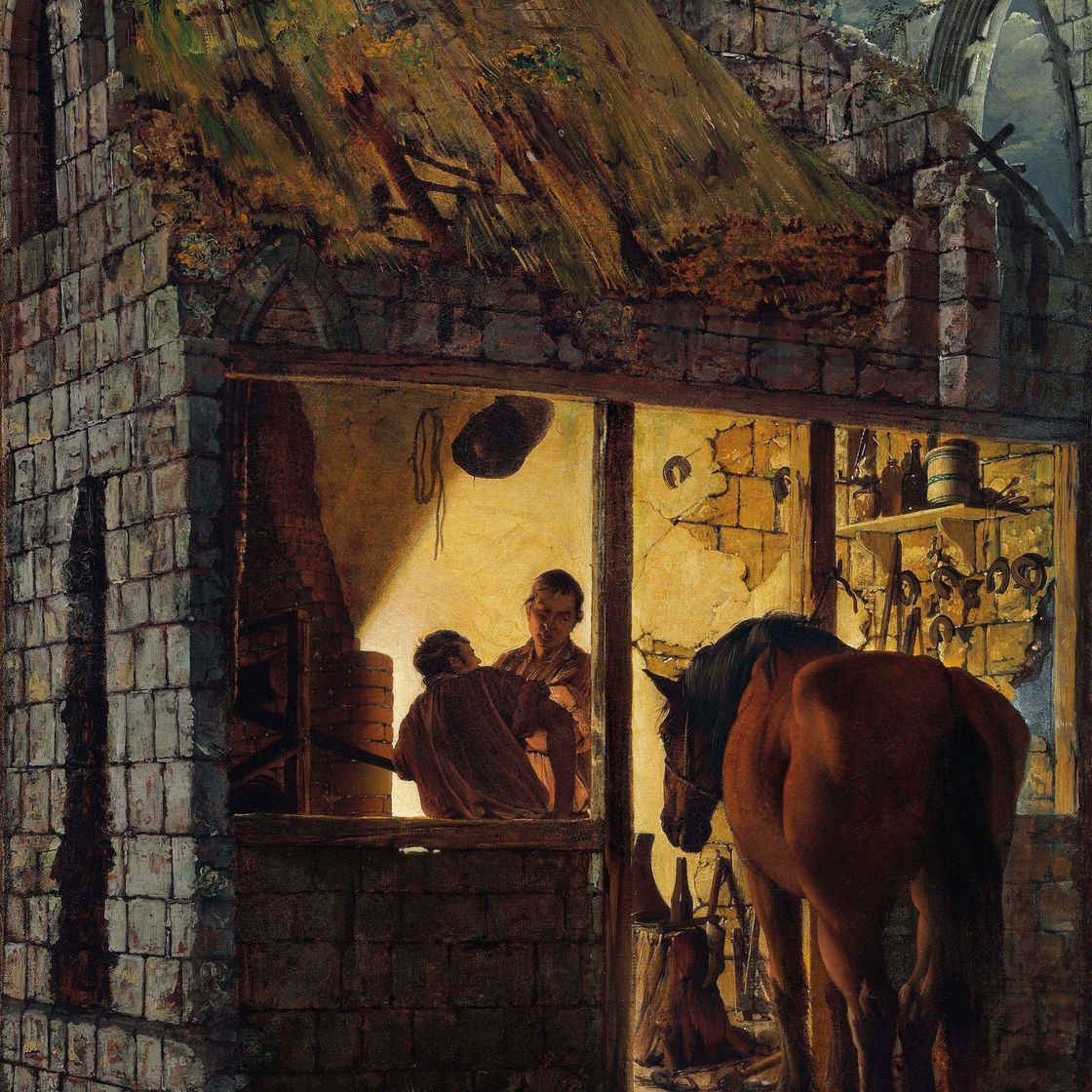 Joseph Wright Of Derby — Кузница