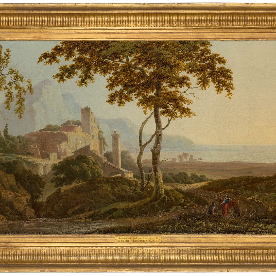 Joseph Wright Of Derby — Вид на Сан-Феличе-Чирчео, недалеко от Гаэты