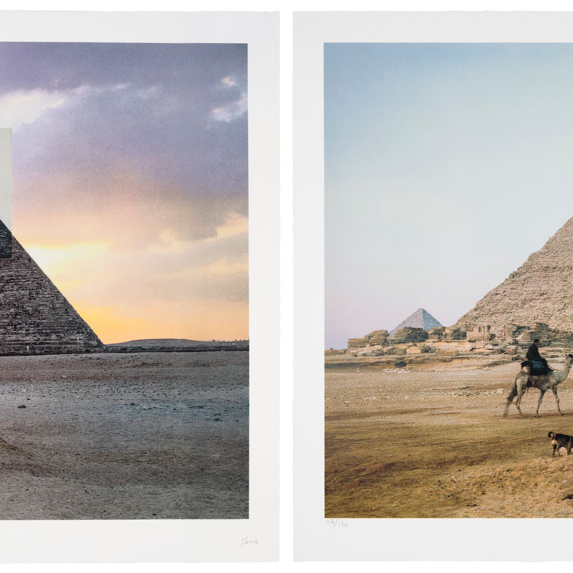 JR — Неожиданный сюрприз, Привет из Гизы, 22 октября 2021 года : два отпечатка