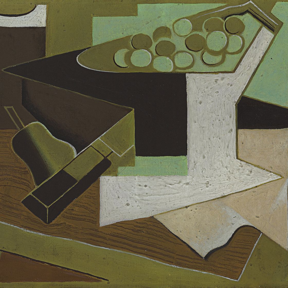 Juan Gris — Грапе с изюмом и перцем пуаре