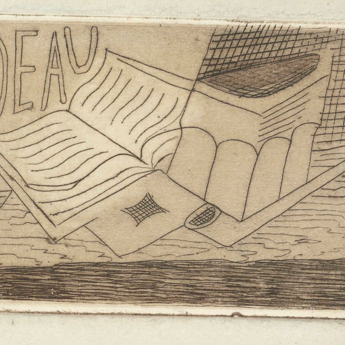 Juan Gris — Деликатесы : одна тарелка