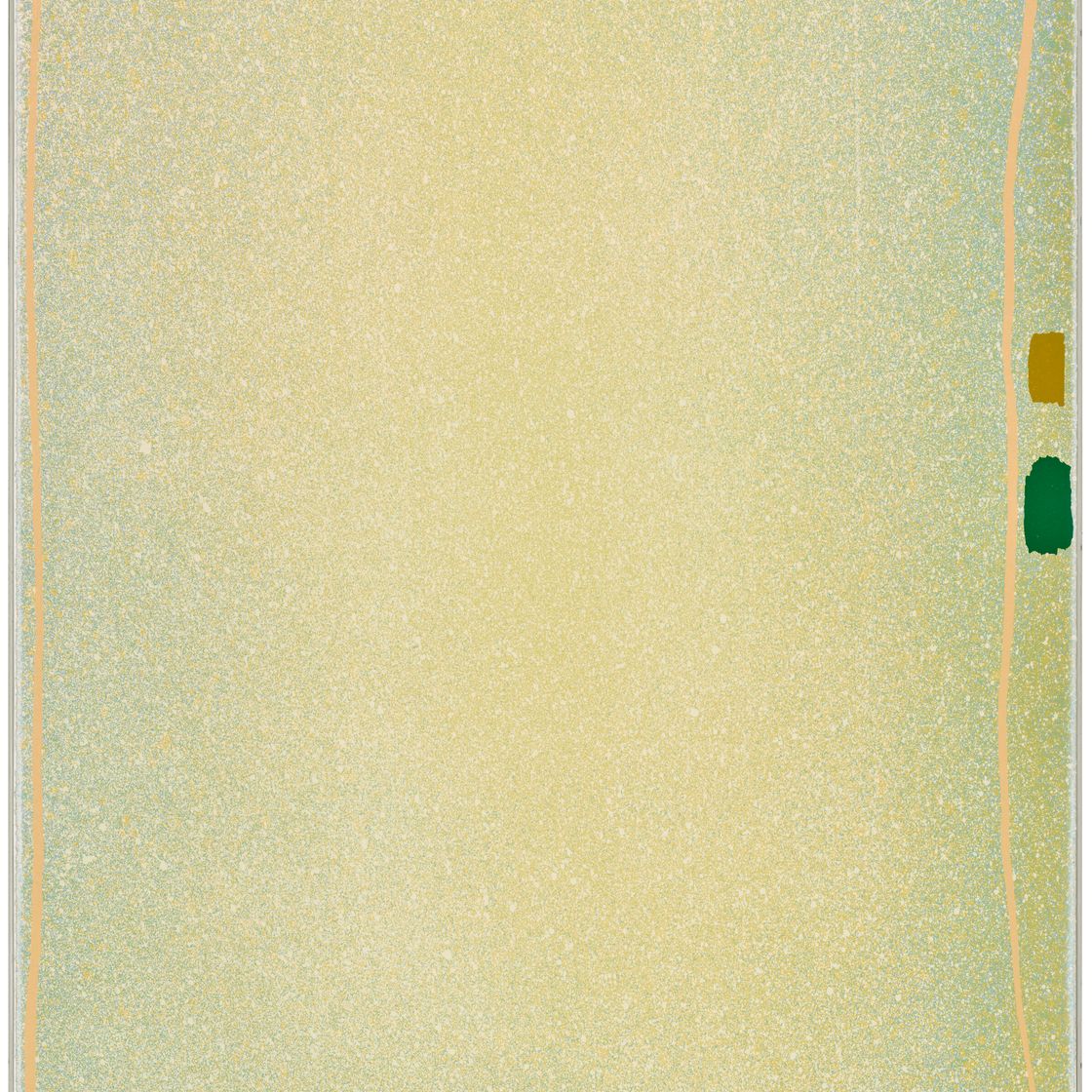 Jules Olitski — Желтый / зеленый, 1970 год, изображение 2