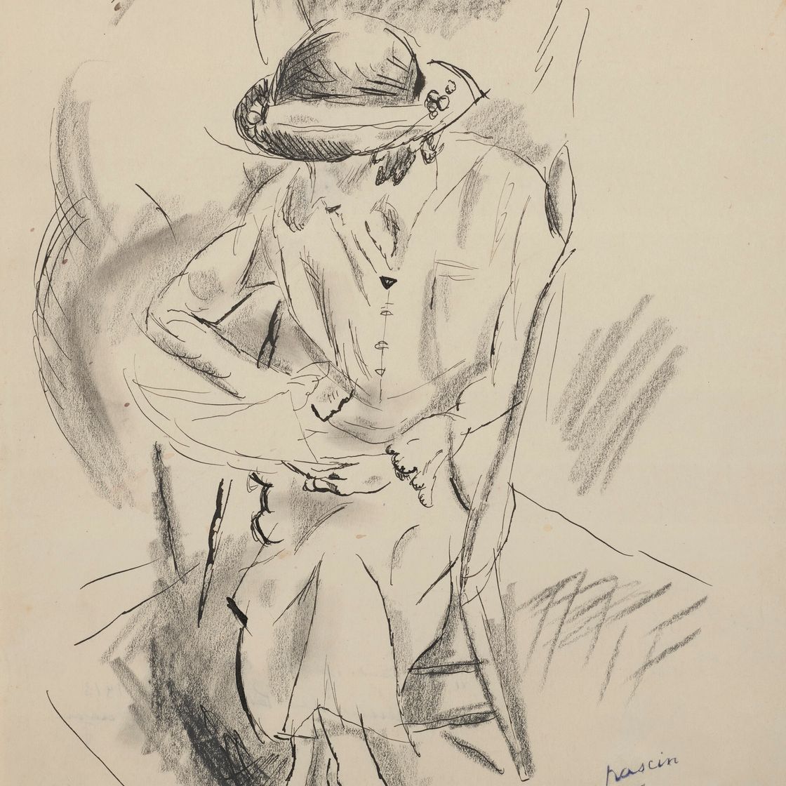 Jules Pascin — Эрмина Дэвид Лизант, изображение 1