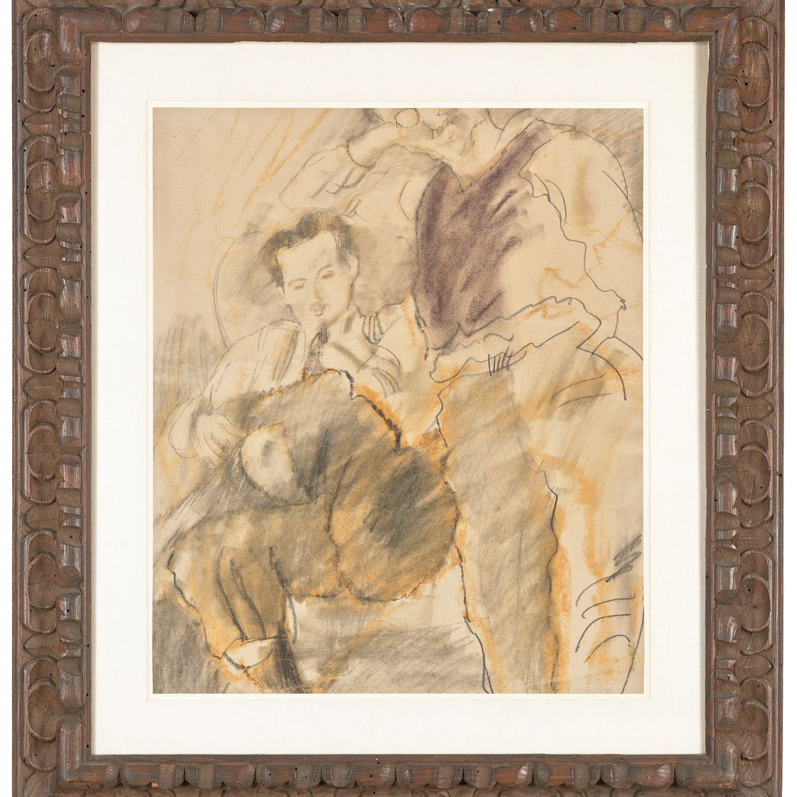 Jules Pascin — (i) Эрмина Давид в голубом халате (ii) Женщина по призванию (iii) Эмиль Гансо и его друзья, изображение 4