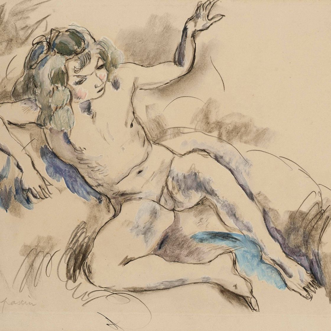 Jules Pascin — Молодая девушка