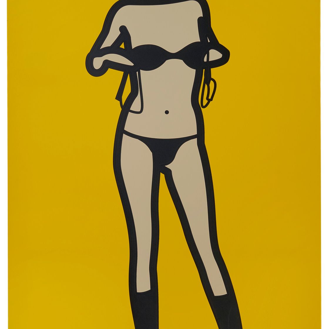 Julian Opie — Сара раздевается, 17 лет