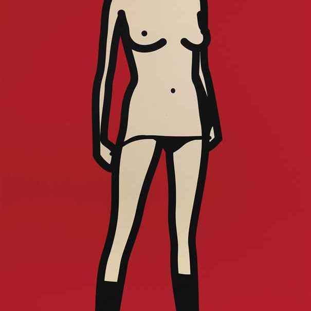 Julian Opie — Сара раздевается 24