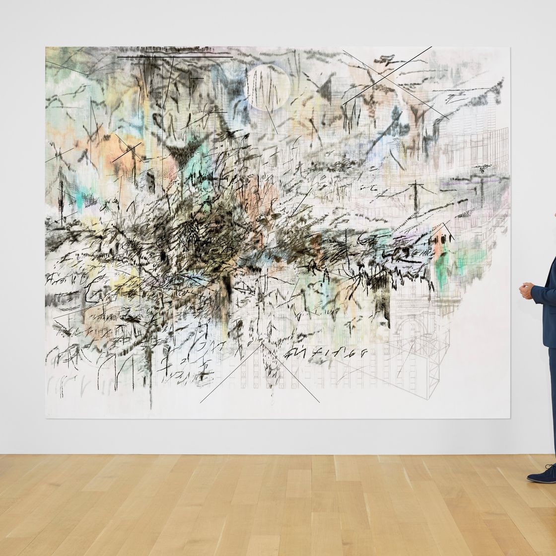 Julie Mehretu — График лихорадки (алгоритм интуитивной прозорливости), изображение 3