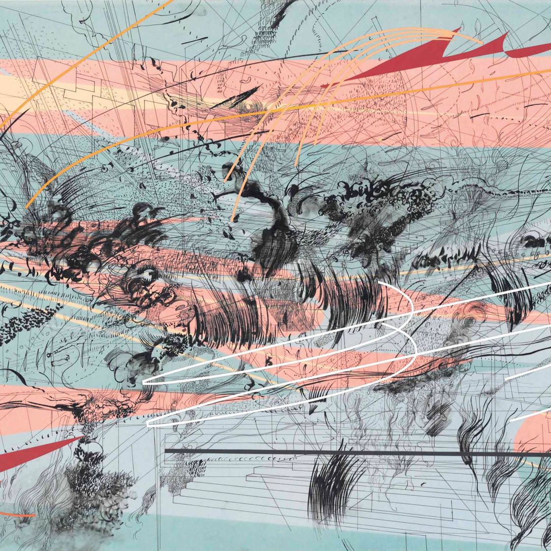 Julie Mehretu — Отрывок (цитадель)