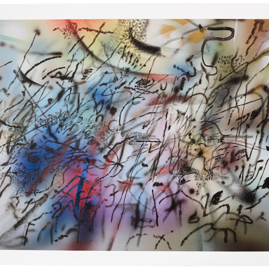 Julie Mehretu — Среди множества людей III