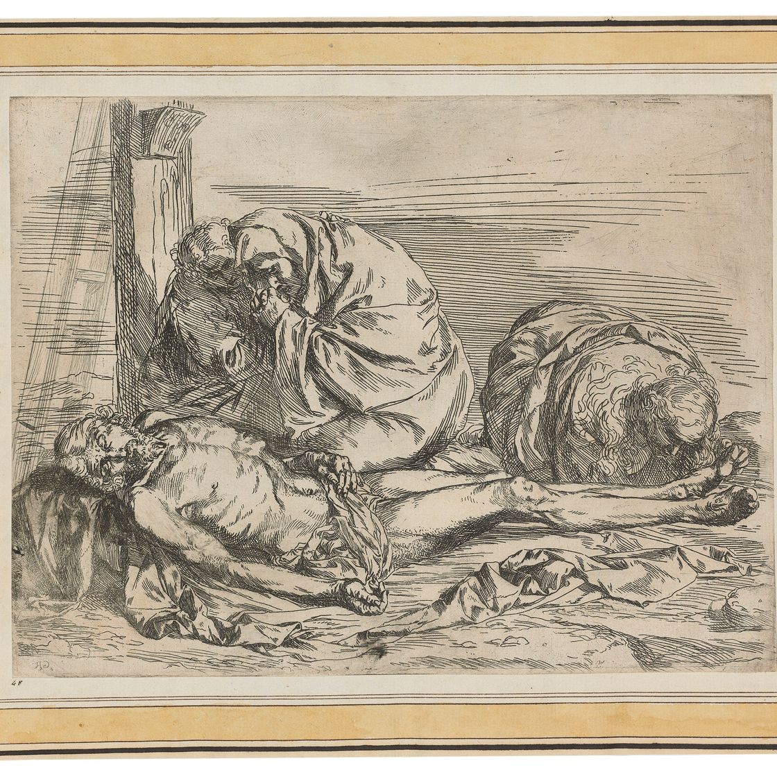 Jusepe de Ribera — Плач, изображение 1