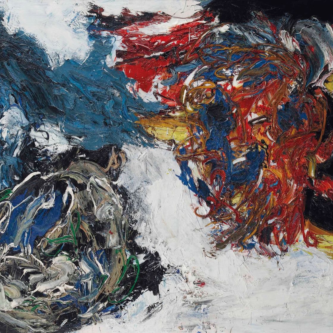 Karel Appel — Двое наедине (Две головы)