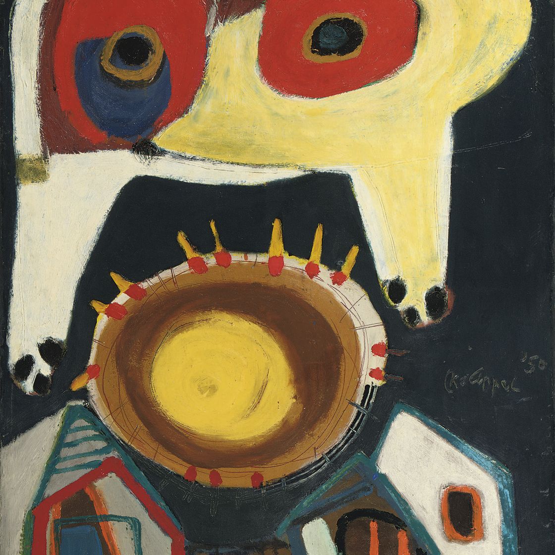 Karel Appel — Женщина, Солей, Вилль