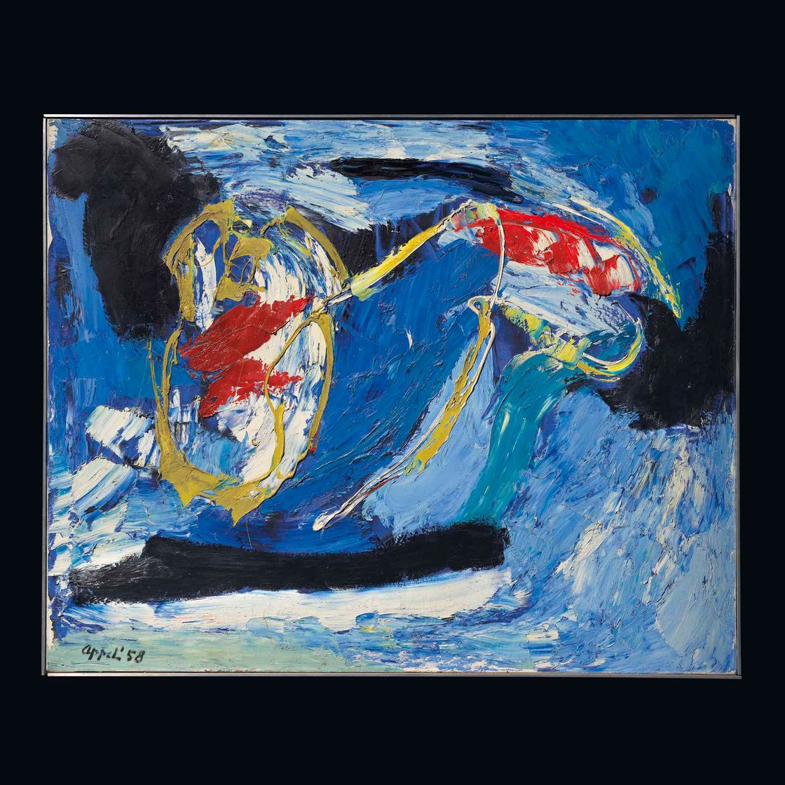Karel Appel — Кавалер Блю (Синий всадник)
