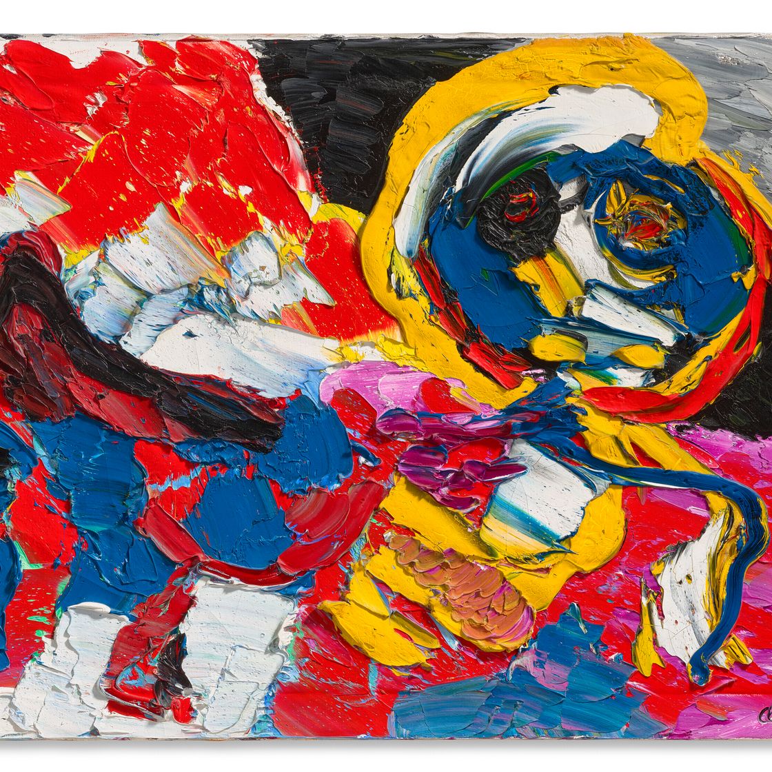 Karel Appel — Мальчик и лошадь