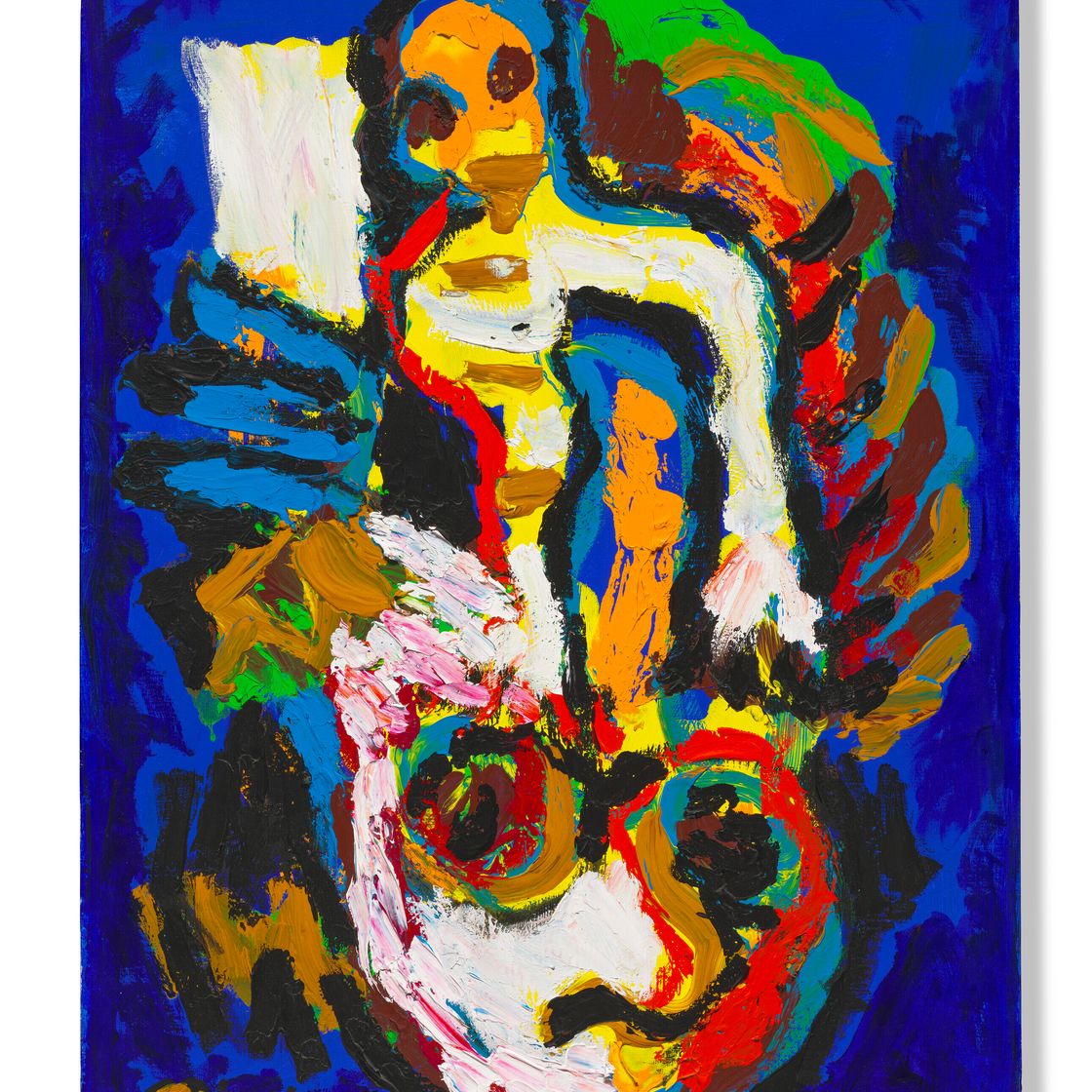 Karel Appel — Рисунки из коллекции fond bleu № 6