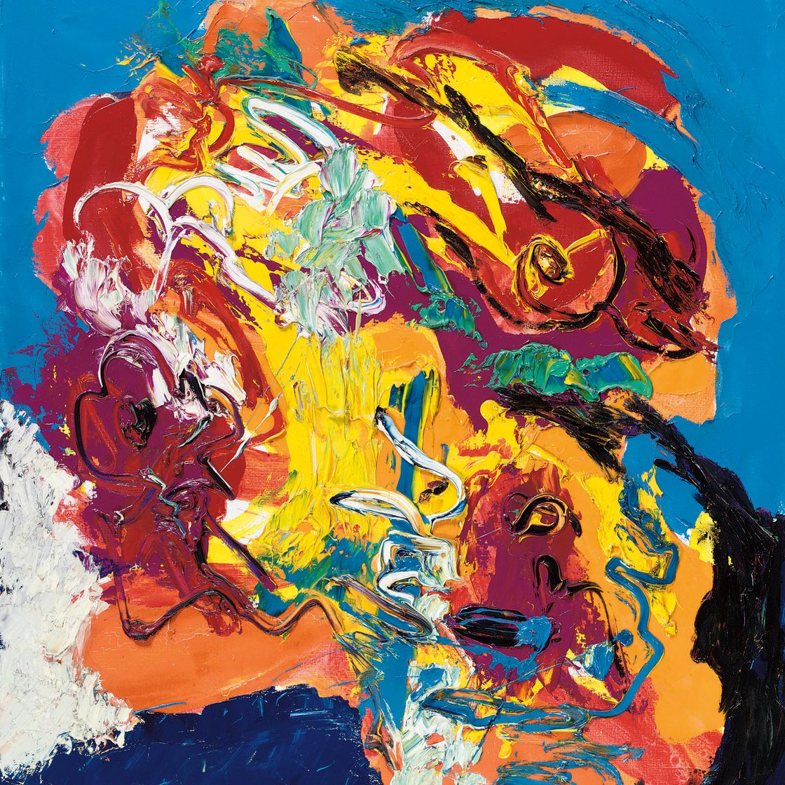 Karel Appel — Головки в весеннее время