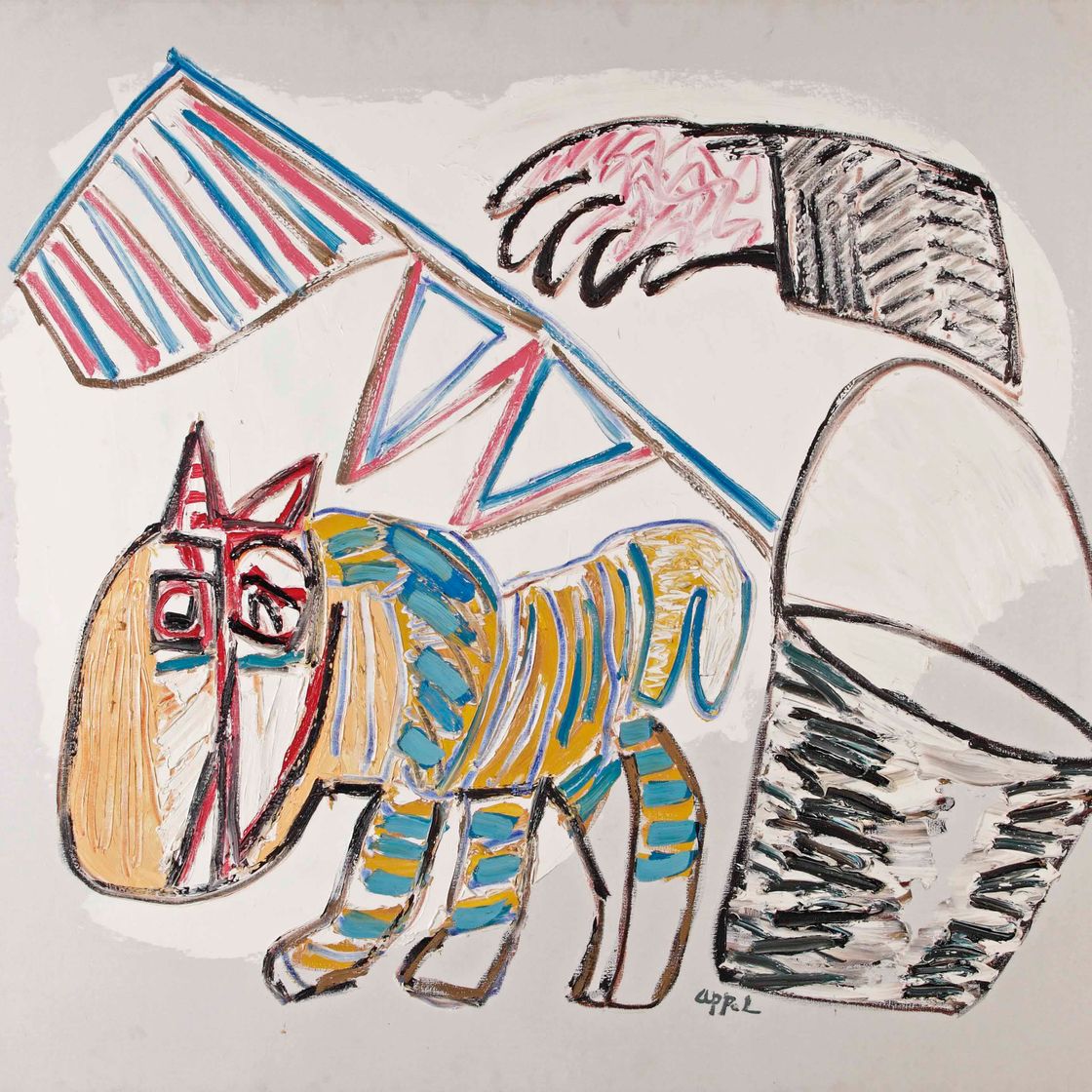 Karel Appel — Пляж Ларвотто III