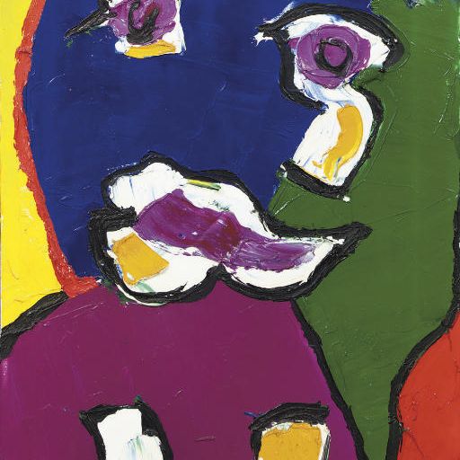 Karel Appel — Молчаливый уокер (из серии "Люди из Челси")
