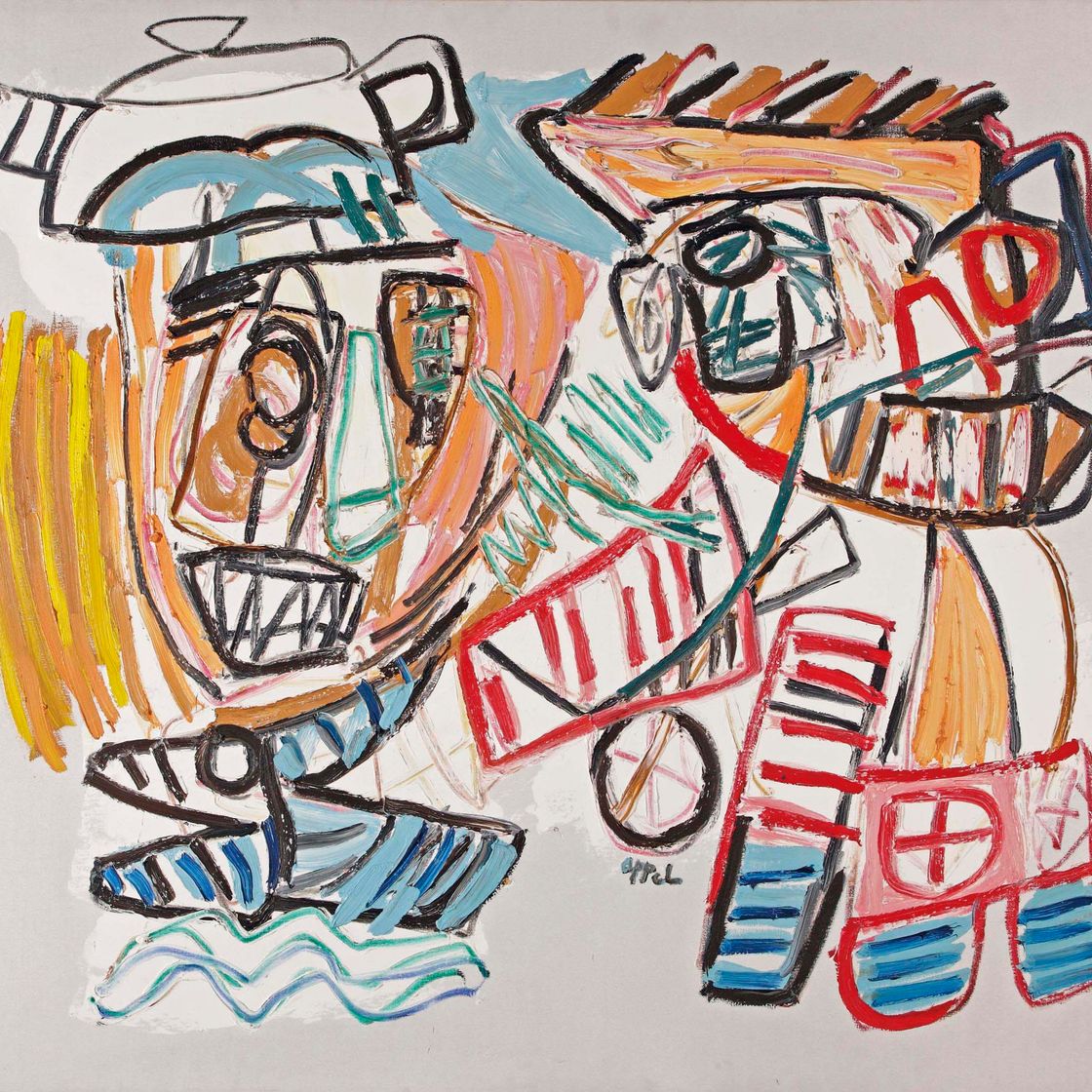 Karel Appel — Пляж Ларвотто II