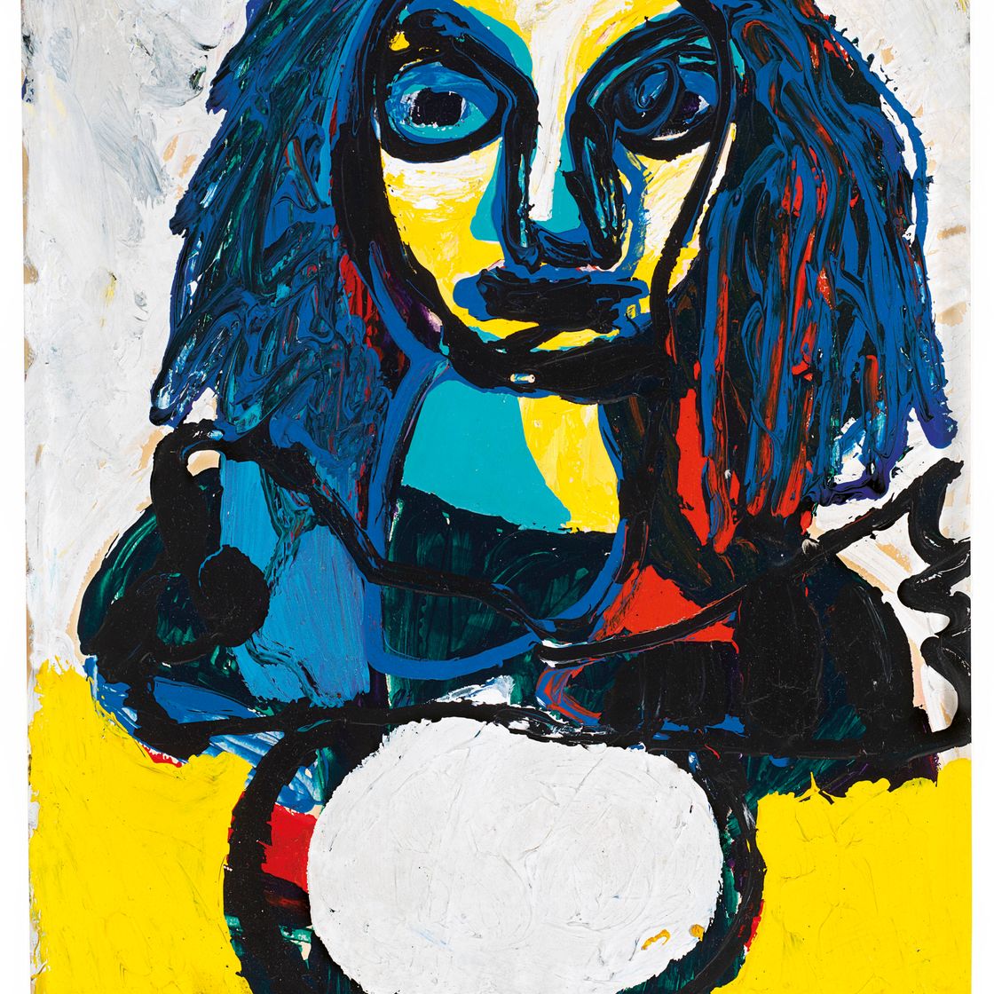 Karel Appel — Голова женщины