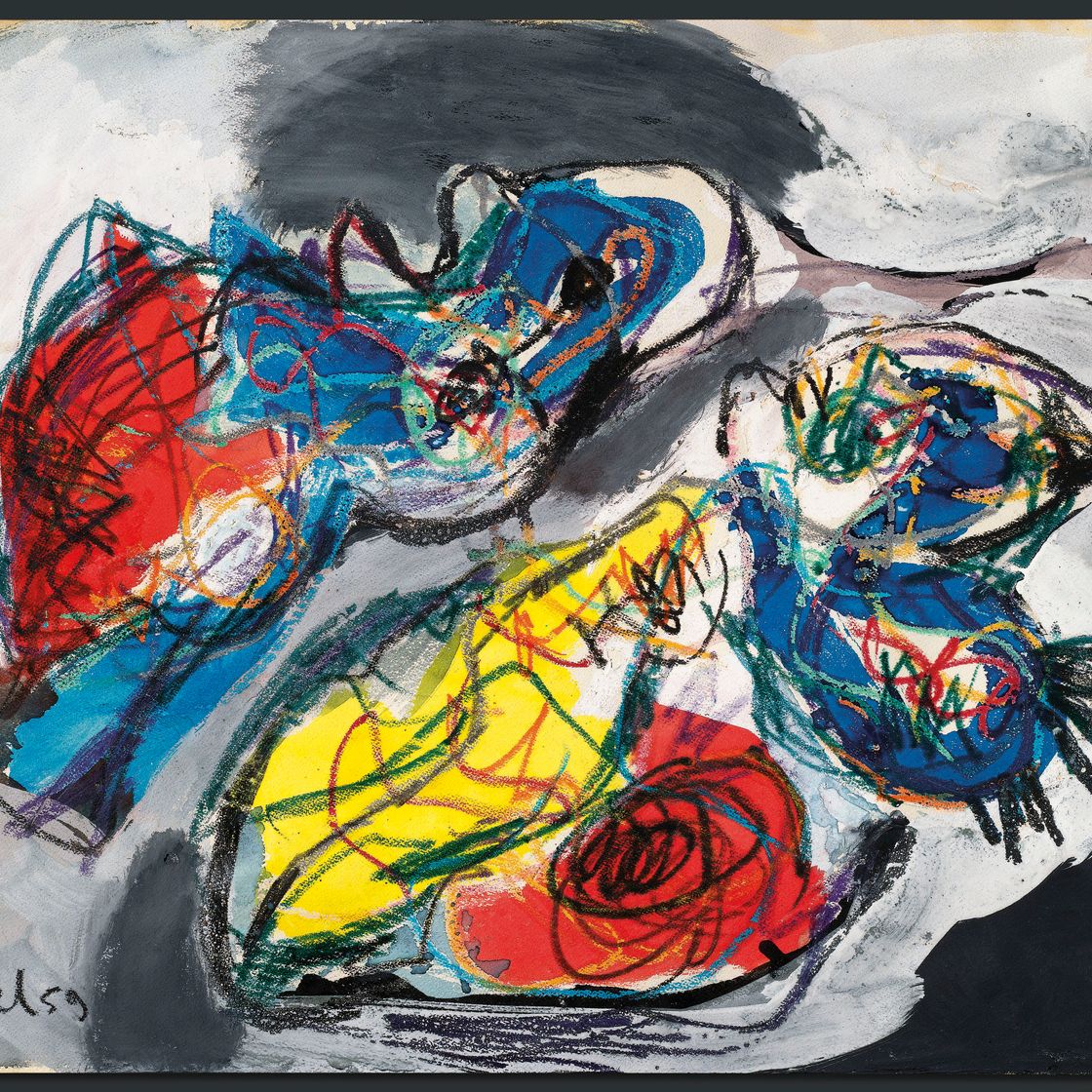 Karel Appel — Les Animaux Amoureux (Влюбленные животные)