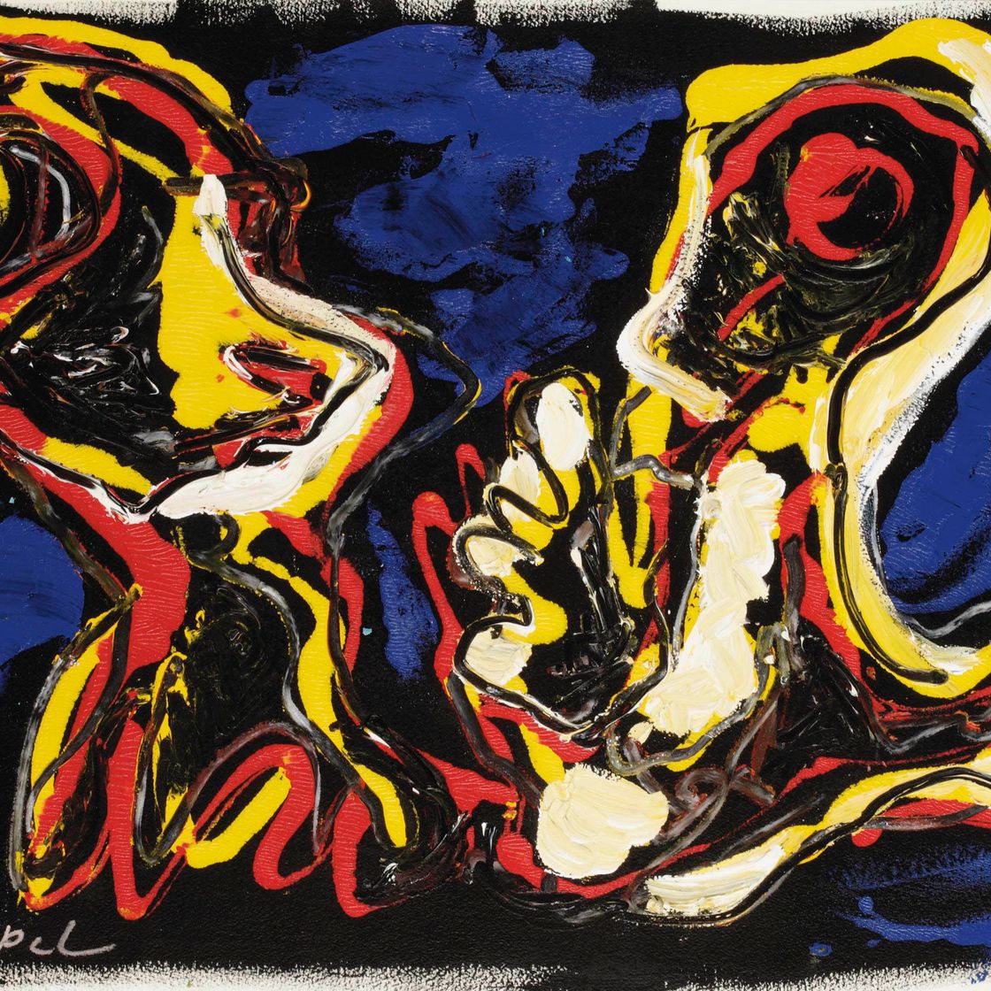 Karel Appel — Два танцора
