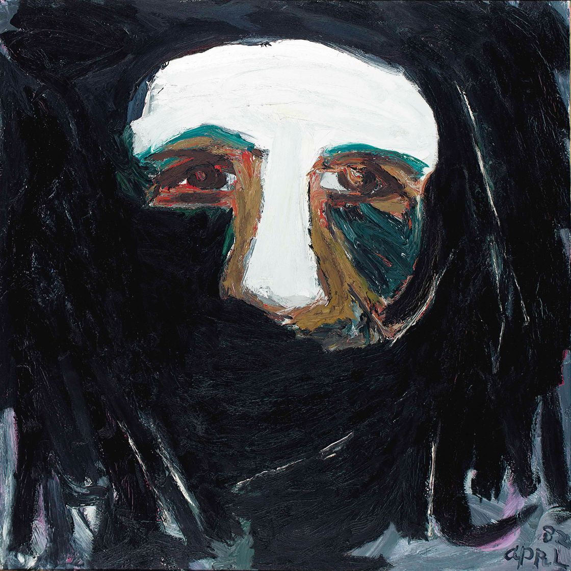 Karel Appel — Портрет Гертруды Стайн
