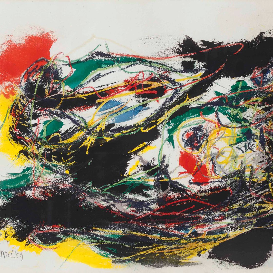 Karel Appel — Paysage Imagioneuse (Воображаемый пейзаж)