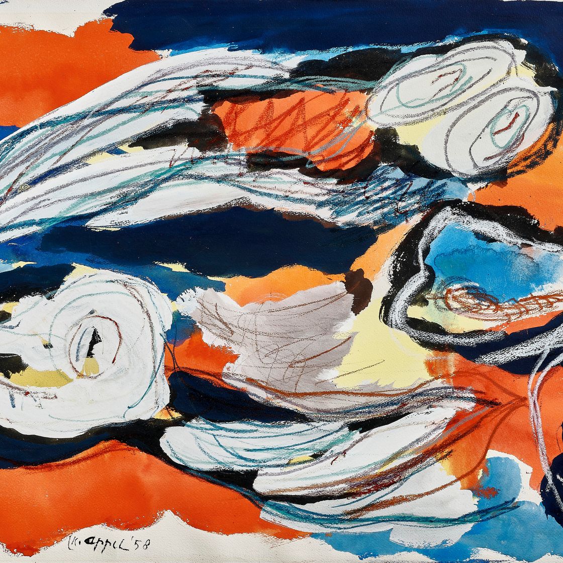 Karel Appel — Vol Oiseaux (Летящая птица)