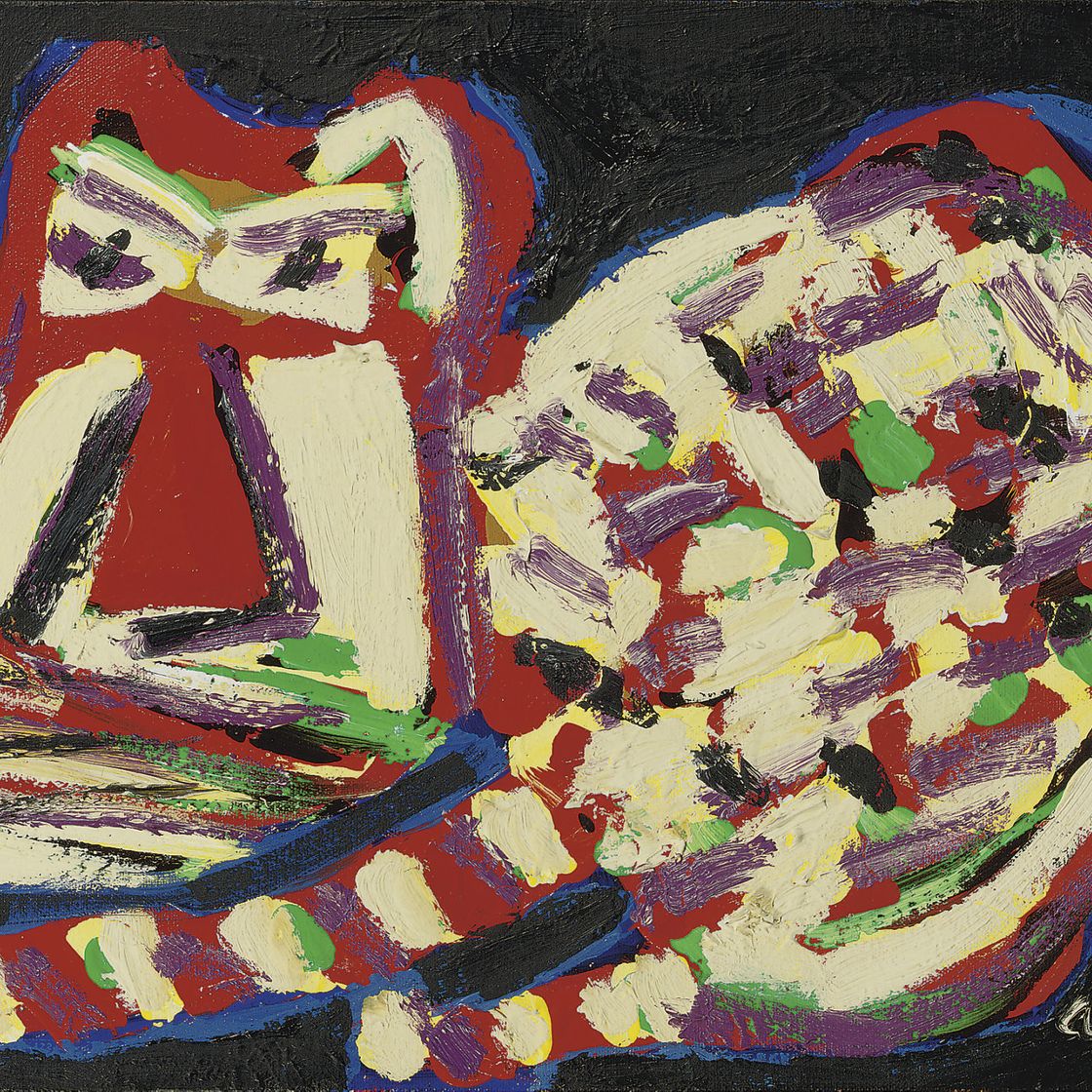 Karel Appel — Рыжий кот