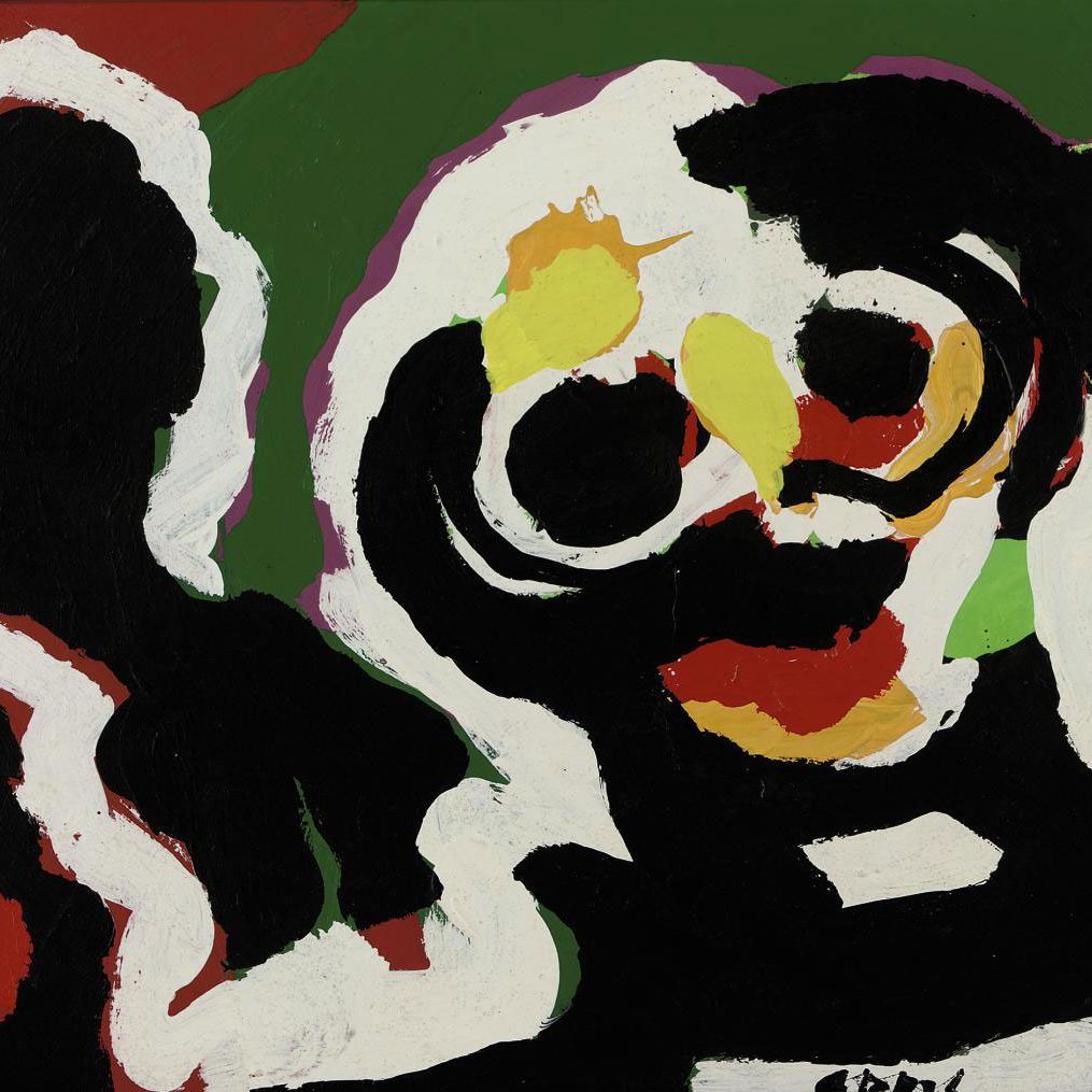 Karel Appel — Персонал в черном