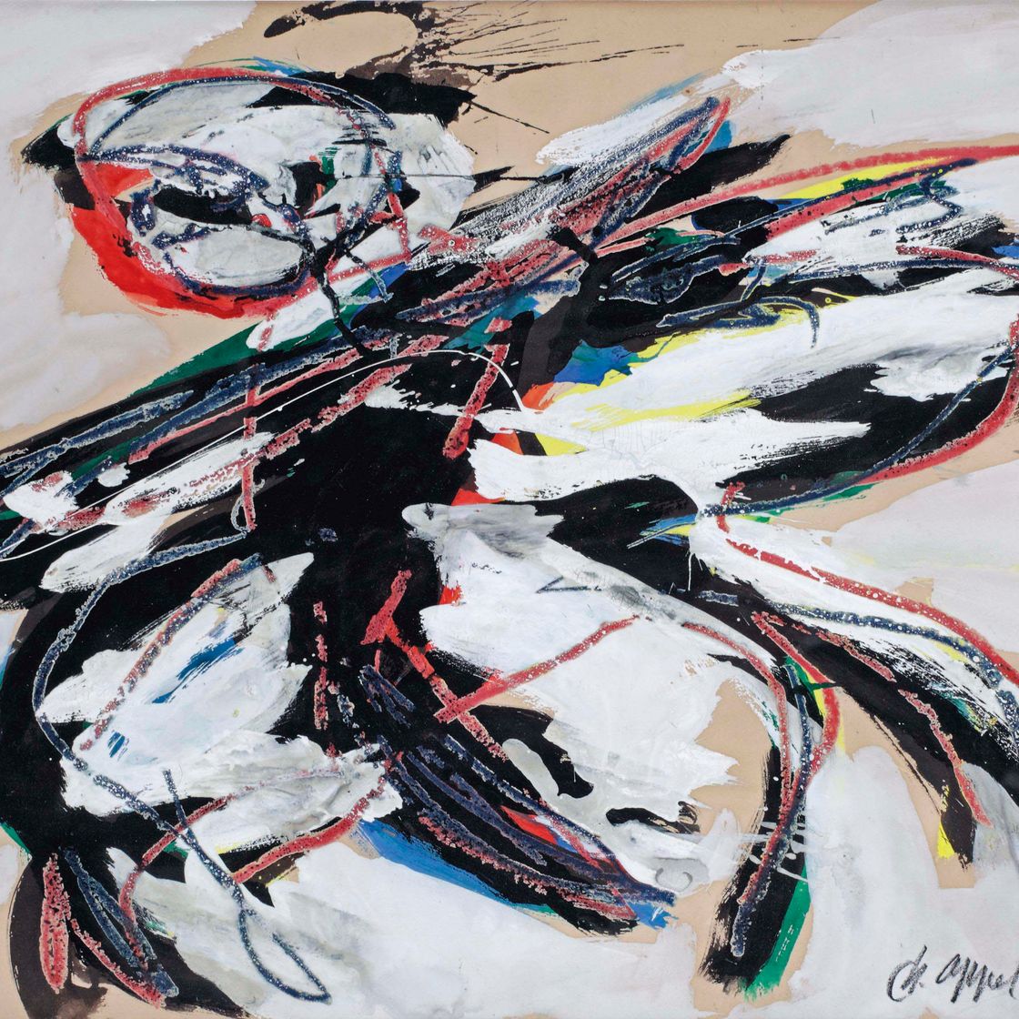 Karel Appel — Белый всадник