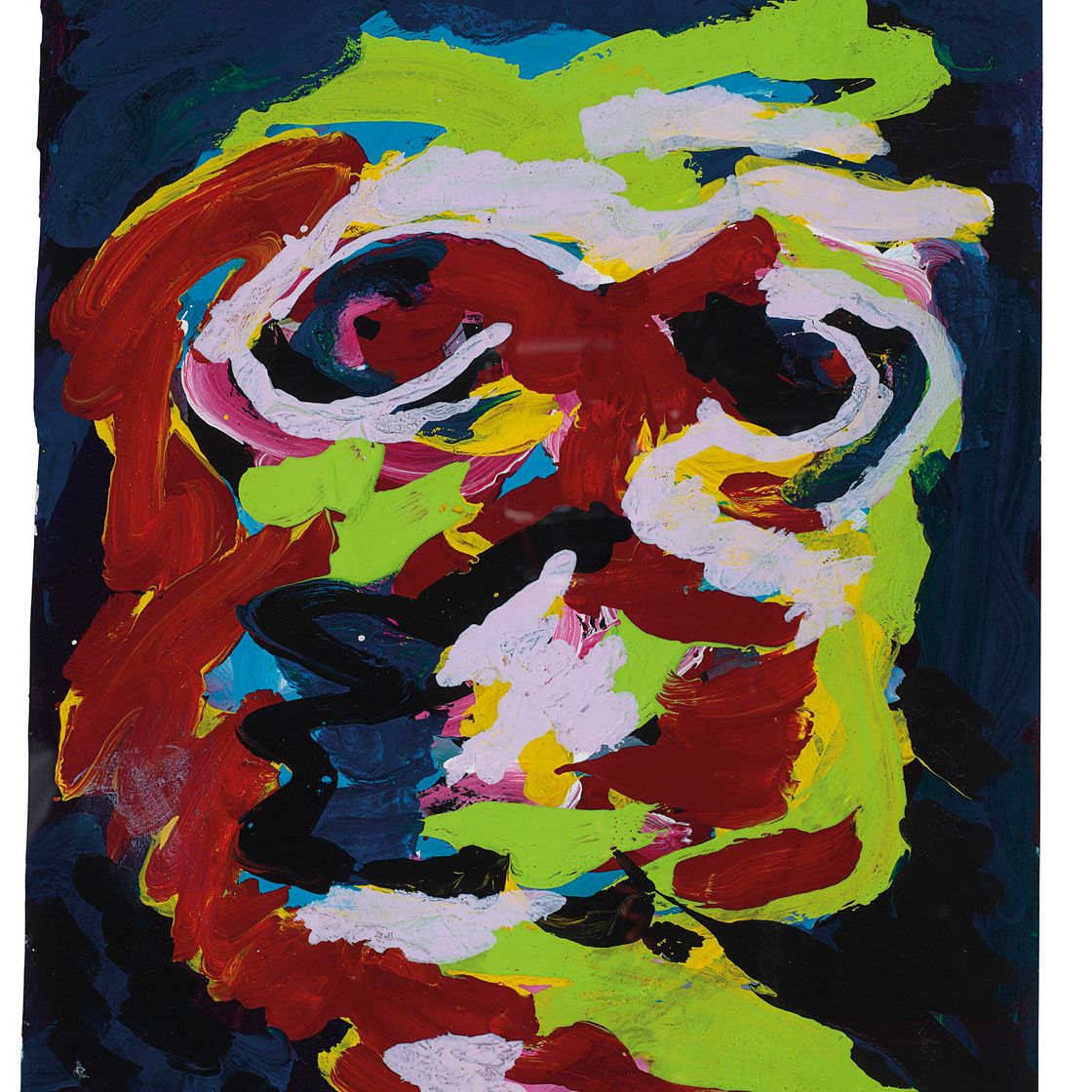 Karel Appel — Голова мужчины