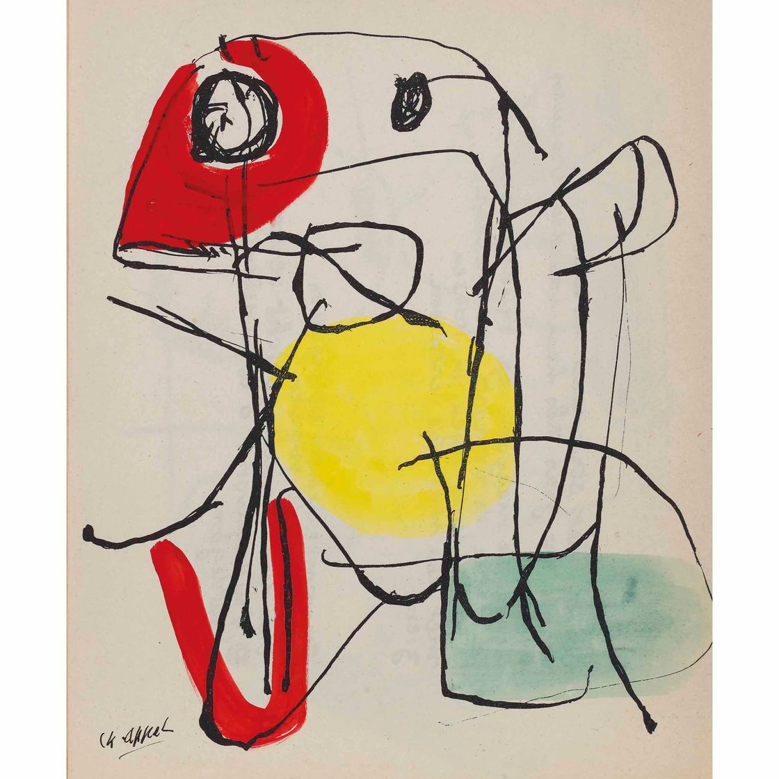 Karel Appel — Счастливая и непредвиденная неделя (The Happy and Unexpected Week), изображение 1