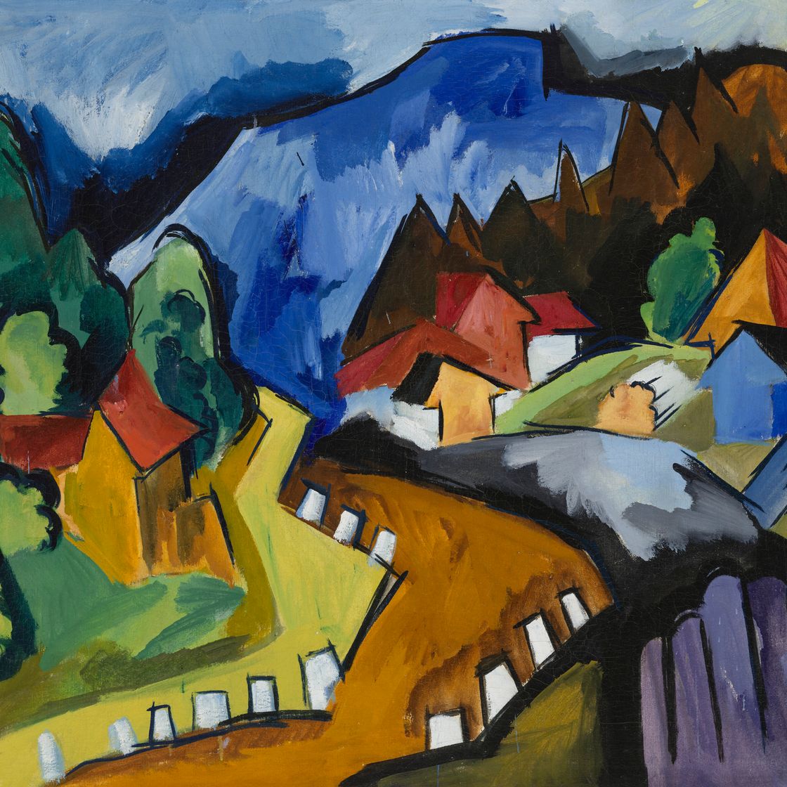 Karl Schmidt-Rottluff — Хартцландшафт, изображение 1