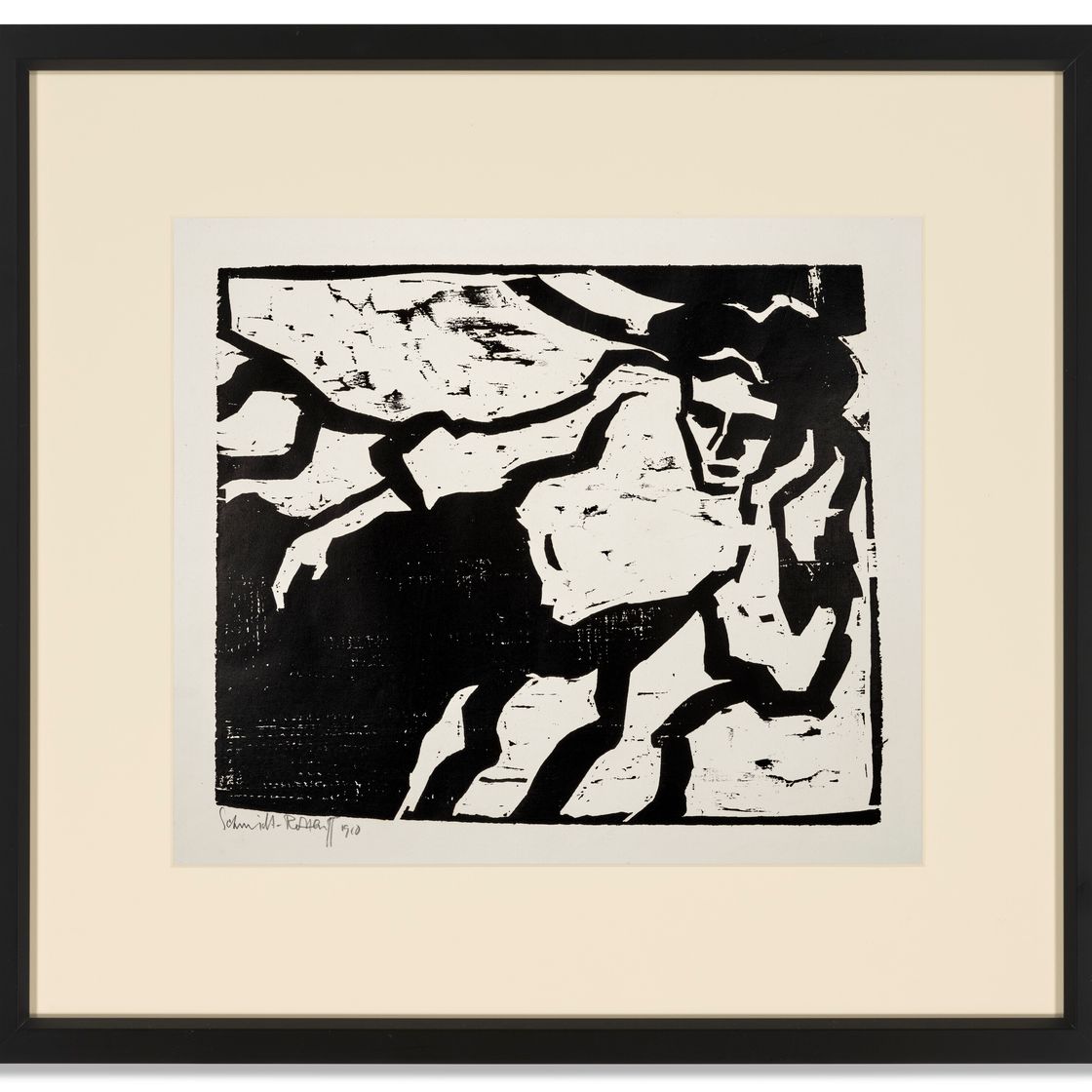 Karl Schmidt-Rottluff — Liegendes Mädchen (Лежащая девушка), изображение 2
