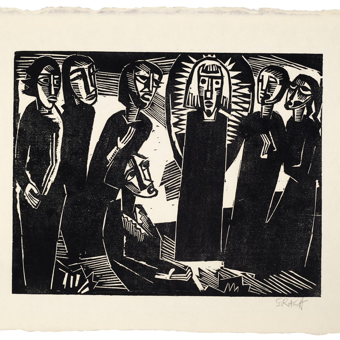 Karl Schmidt-Rottluff — Кристус унтер-ден-Фрауен, из Анно-Санто