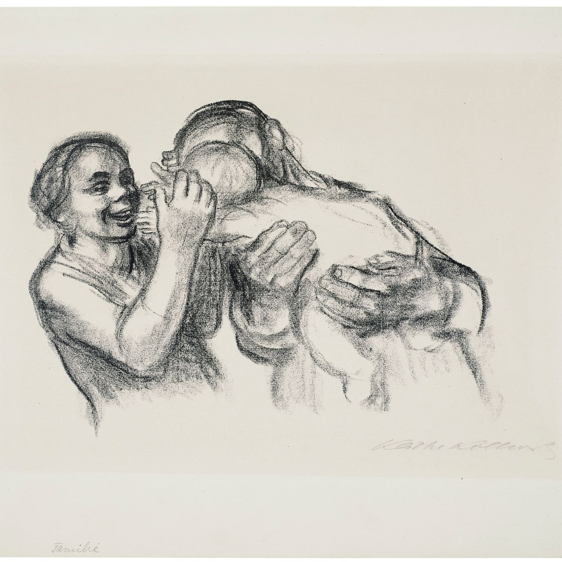Käthe Kollwitz — Три гравюры художника, изображение 7