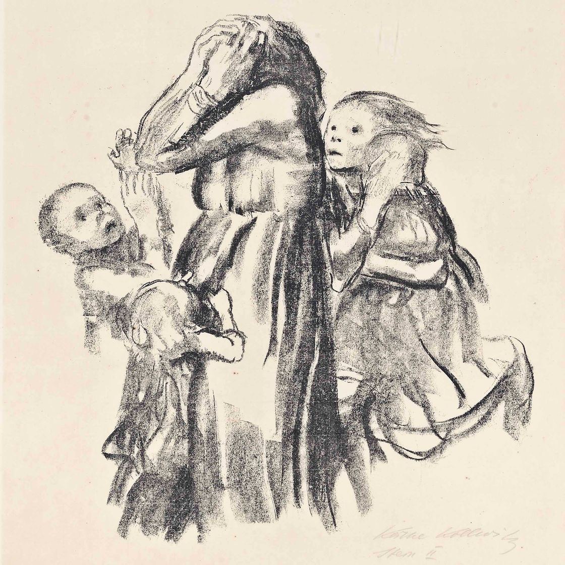 Käthe Kollwitz — Упавший духом