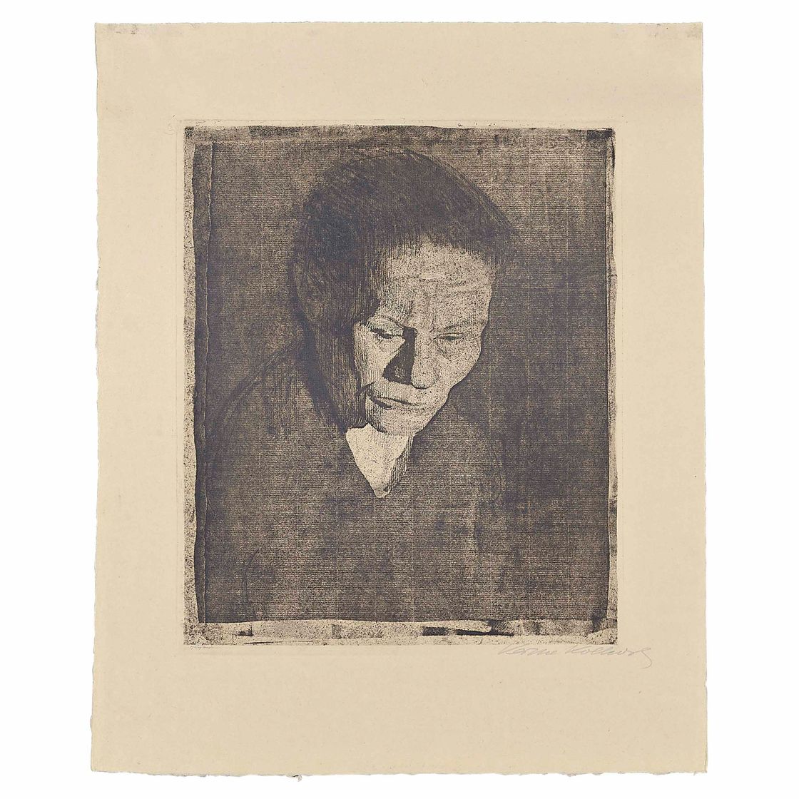 Käthe Kollwitz — Гезенктер Фрауэнкопф